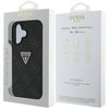 Etui GUESS Hot Stamp 4G Pattern Triangle Metal Logo do Apple iPhone 16 Czarny Marka telefonu Apple