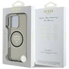 Etui GUESS IML Metal Mountain Logo MagSafe do Apple iPhone 16 Pro Czarno-przezroczysty Marka telefonu Apple