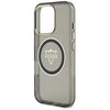 Etui GUESS IML Metal Mountain Logo MagSafe do Apple iPhone 16 Pro Max Czarno-przezroczysty Typ Etui magnetyczne
