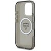 Etui GUESS IML Metal Mountain Logo MagSafe do Apple iPhone 16 Pro Max Czarno-przezroczysty Typ Etui nakładka