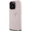 Etui GUESS Hot Stamp 4G Pattern Triangle Metal Logo do Apple iPhone 16 Pro Max Różowy Seria telefonu iPhone