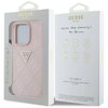 Etui GUESS Hot Stamp 4G Pattern Triangle Metal Logo do Apple iPhone 16 Pro Max Różowy Marka telefonu Apple