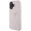 Etui GUESS Hot Stamp 4G Pattern Triangle Metal Logo do Apple iPhone 16 Różowy Seria telefonu iPhone