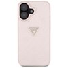 Etui GUESS Hot Stamp 4G Pattern Triangle Metal Logo do Apple iPhone 16 Różowy Model telefonu iPhone 16