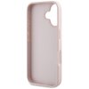 Etui GUESS Hot Stamp 4G Pattern Triangle Metal Logo do Apple iPhone 16 Różowy Gwarancja 24 miesiące