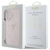 Etui GUESS Hot Stamp 4G Pattern Triangle Metal Logo do Apple iPhone 16 Różowy Marka telefonu Apple