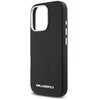 Etui KARL LAGERFELD Saffiano Full Wrapped Elongated Metal Logo MagSafe do Apple iPhone 16 Pro Czarny Typ Etui magnetyczne