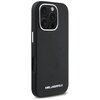 Etui KARL LAGERFELD Saffiano Full Wrapped Elongated Metal Logo MagSafe do Apple iPhone 16 Pro Max Czarny Kompatybilność Apple iPhone 16 Pro Max