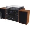 Wieża SOUNDMASTER MCD5600BR Czarny Bluetooth, DAB+/FM, Wejście USB, Gramofon, Podwójna kaseta