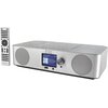 Wieża SOUNDMASTER Elite ICD2060SI Biały WLAN, Bluetooth, USB, CD/MP3, Tuner DAB+/FM Odtwarzacz płyt CD-R/RW