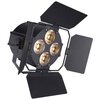 Reflektor LIGHT4ME LED Par P4 WW Złącze DMX wejście