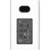 Aktywne,Podstawkowe kolumny głośnikowe LAUDBERG XS1W Biały (2 szt.), BT, USB, DSP, HDMI ARC Liczba kolumn w zestawie 2