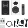 Aktywne,Podstawkowe kolumny głośnikowe LAUDBERG XS1W Biały (2 szt.), BT, USB, DSP, HDMI ARC Typ Podstawkowe