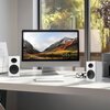 Aktywne,Podstawkowe kolumny głośnikowe LAUDBERG XS1W Biały (2 szt.), BT, USB, DSP, HDMI ARC Głębokość [cm] 17.5