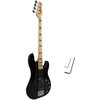 Gitara elektryczna basowa V-TONE PJB46 Czarny Drewno korpusu Lipa