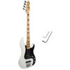 Gitara elektryczna basowa V-TONE PJB46 Biały Drewno korpusu Lipa