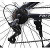 Rower młodzieżowy INDIANA Falcon XC 26 cali Czarno-srebrny Przerzutka tylna marka Shimano
