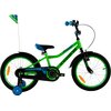Rower dziecięcy INDIANA Rock Kid 18 cali dla chłopca Zielono-niebieski Rozmiar ramy [cal] 9