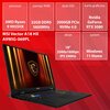 Laptop MSI Vector A18 HX A9WIG-069PL 18" IPS 240Hz R9-9955HX 32GB RAM 2TB SSD GeForce RTX5080 DLSS 4 Windows 11 Home Rodzaj laptopa Laptop AI