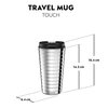 Kubek termiczny NESPRESSO Touch Travel Mug Materiał Tworzywo sztuczne