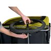 Przyczepka rowerowa DUNLOP 572222 dla Zwierząt Czarno-żółty Materiał Poliester