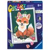 Malowanie po numerach RAVENSBURGER CreArt Lis z kwiatami 23725 Funkcje rozwojowe Kreatywność