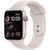 Apple Watch SE 2gen GPS + Cellular 44mm koperta z aluminium (księżycowa poświata) + pasek sportowy (księżycowa poświata)