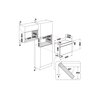 Kuchenka mikrofalowa WHIRLPOOL WMN574BX średnica 25 cm pojemność 22L Grill talerz Crisp Typ Bez ramki