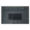 Kuchenka mikrofalowa WHIRLPOOL WMN14BSG 750W średnica 25 cm pojemność 22L Grill Szary