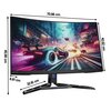 Monitor LENOVO R32QC-30 31.5" 2560x1440px 180Hz 0.5 ms [MPRT] Curved Częstotliwość odświeżania obrazu [Hz] 180