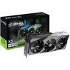 Na zdjęciu widoczna jest karta graficzna z trzema wentylatorami oraz opakowanie z napisem "iCHILL by INNO3D" i "GeForce RTX 5070 Ti". Na opakowaniu znajdują się także informacje: "X3", "16GB GDDR6", "LOW NOISE", "OC", "DLSS 4", "RAY TRACING", "REFLEX", "S