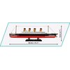 Klocki plastikowe COBI Historical Collection R.M.S. Titanic COBI-1680 Materiał Plastik