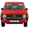 Klocki plastikowe COBI Cars 1974-83 Volkswagen Golf COBI-24359 Wiek 6+