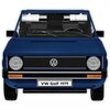 Klocki plastikowe COBI Cars 1979 Volkswagen Golf Cabriolet COBI-24360 Materiał Plastik