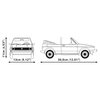 Klocki plastikowe COBI Cars 1979 Volkswagen Golf Cabriolet COBI-24360 Kod producenta COBI-24360