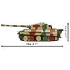 Klocki plastikowe COBI Historical Collection World War II PZ.KPFW.VIB TIGER II Königstiger COBI-2732 Waga z opakowaniem [g] 410