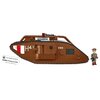 Klocki plastikowe COBI Historical Collection Great War Mark V (Male) no 9199 COBI-2995 Materiał Plastik