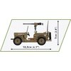 Klocki plastikowe COBI Historical Collection World War II Willys MB COBI-3133 Rodzaj Klocki konstrukcyjne