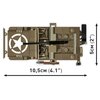 Klocki plastikowe COBI Historical Collection World War II Willys MB & Trailer COBI-3132 Waga z opakowaniem [g] 470