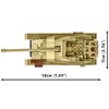 Klocki plastikowe COBI Historical Collection World War II Sd.Kfz.139 Marder III COBI-3131 Waga z opakowaniem [g] 460