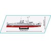 Klocki plastikowe COBI Historical Collection World War II Pennsylvania Class Battleship COBI-4842 Wymiary opakowania [mm] 550 x 119 x 320
