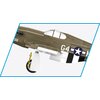 Klocki plastikowe COBI Historical Collection World War II Mustang P-51B COBI-5869 Materiał Plastik