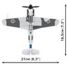 Klocki plastikowe COBI Historical Collection World War II Messerschmitt Bf 109G COBI-5870 Rodzaj Klocki konstrukcyjne