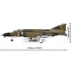 Klocki plastikowe COBI Armed Forces F-4F Phantom II COBI-5898 Załączona dokumentacja Instrukcja obsługi w języku polskim