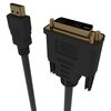 Kabel HDMI - DVI-D Single Link GEMBIRD CC-HDMI-DVI-6 1.8 m Złącza DVI-D Single Link męski