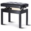 Ława fortepianowa KA-LINE STAND BA-212-BK Czarny Materiał Skóra ekologiczna