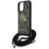 Etui GUESS 4G Big Logo Cord Stap Crossbody do Apple iPhone 16 Plus Brązowy Dominujący kolor Brązowy