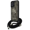 Etui GUESS 4G Big Logo Cord Stap Crossbody do Apple iPhone 16 Brązowy