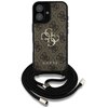 Etui GUESS 4G Big Logo Cord Stap Crossbody do Apple iPhone 16 Brązowy Seria telefonu iPhone