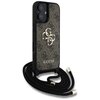 Etui GUESS 4G Big Logo Cord Stap Crossbody do Apple iPhone 16 Brązowy Model telefonu iPhone 16